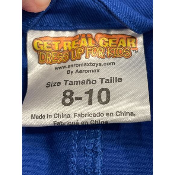 NASA  Get Real Gear kids flight  Astronaut coveralls 8-10 , halloween, dressup - Picture 5 of 12